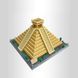 Конструктор Wange Пирамида Кукулькана, Мексика 6225, Архитектура 3D, 1340 дет., Майя, El Castillo Kukulkan