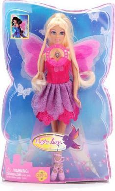 Лялька Defa Lucy зі крилами що світяться 8196 Дефа 29 см дитяча іграшка для дівчаток