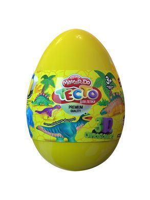 Тісто для ліплення Master Do Dinosaurs EGGS Danko Toys TMD-08-01 яйце динозавра набір дитячої творчості для дітей