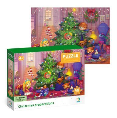 Детский пазл Dodo Приготовление к Рождеству (60 дет.) 300575