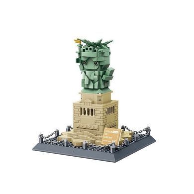 Конструктор Статуя Свободы, Нью-Йорк, 3210 Wange, 3D Архитектура, 414 дет., Statue of Liberty, игрушка блоки