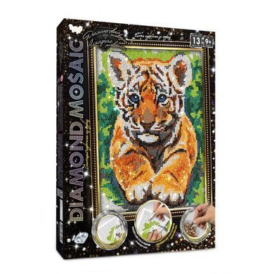 Набір креативної творчості Алмазний живопис DIAMOND MOSAIC Danko Toys DM-03 дитячий для дітей 30*20 см