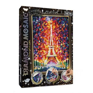 Набір креативної творчості Алмазний живопис DIAMOND MOSAIC Danko Toys DM-03 дитячий для дітей 30*20 см