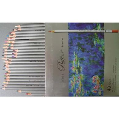Олівці кольорові 48 шт. Raffine Marco 7100-48CB