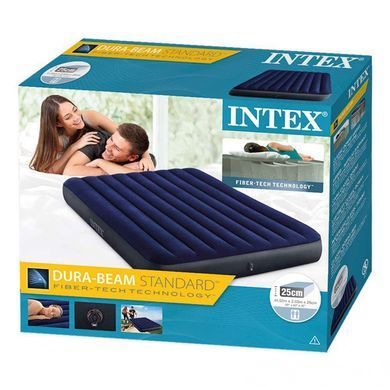 Велюровий матрац 152 x 203 x 25 см. Двомісний Intex 64759