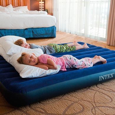 Велюровий матрац 152 x 203 x 25 см. Двомісний Intex 64759