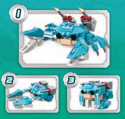 Конструктор Brick Гигантский краб Trans collector-Giant-Clawed Crab Qman 41208