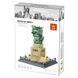 Конструктор Статуя Свободы, Нью-Йорк, 3210 Wange, 3D Архитектура, 414 дет., Statue of Liberty, игрушка блоки