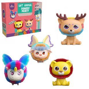 Тваринки пухнастики Plush beans 118-1/2/3/4