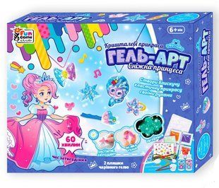 Набор Гель Арт Снежная принцесса (кристальные украшения) 4FUN Game Club 65994