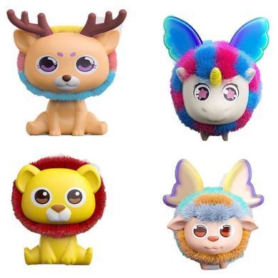 Тваринки пухнастики Plush beans 118-1/2/3/4