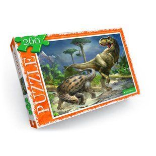 Класичний дитячий пазл "Динозаври" 260 ел. с.12 Danko Toys C260-12-01