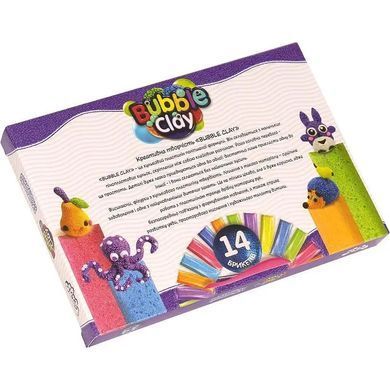 Креативное творчество Bubble Clay BBC-05-01U Danko Toys набор 14 шт шариковый пластилин лепка для детей