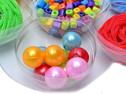 Набор детского творчества Фенечки Danko Toys Ф6-М-1 креатив для детей бисер кристаллы браслеты девочки