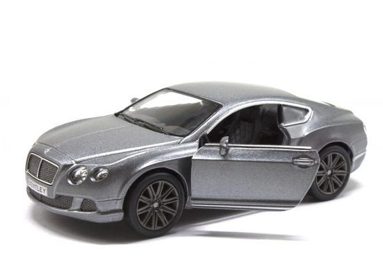 Детская коллекционная машинка Kinsmart Bentley Continental KT5369W металлическая инерционная открываются двери