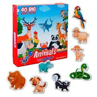 Набор магнитов Magdum Big Magnets Animals (40 магнитов) ML4031-16