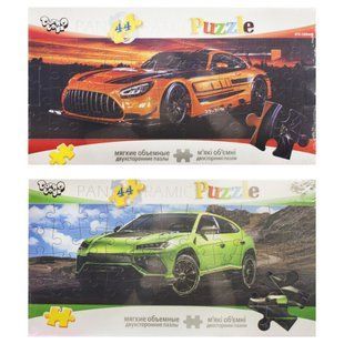 Картинка-пазл с.3 "Машина" (44 дет, м'який, двосторонній) Danko Toys Р44-03-01