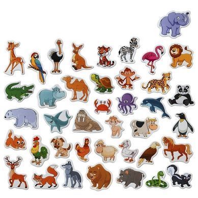 Набір магнітів Magdum Big Magnets Animals (40 магнітів) ML4031-16