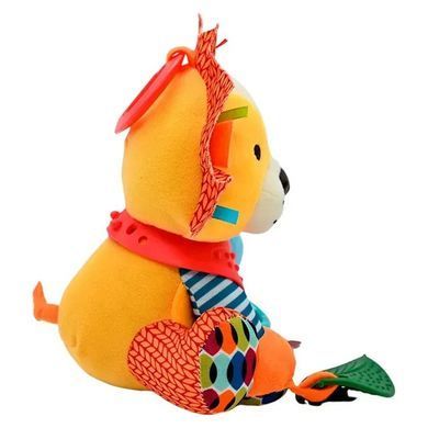 Мягкая погремушка подвеска (с колокольчиком и прорезывателем) L1539/L1540/L1541