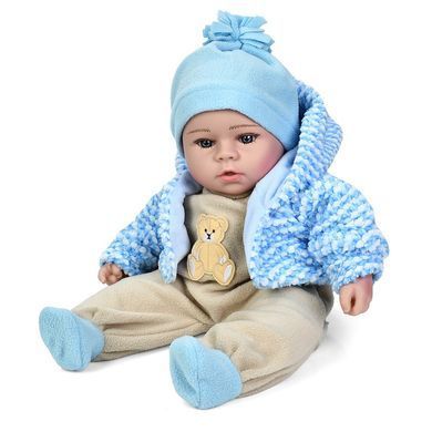 Музыкальная кукла пупс Игривый малыш мягконабивной (47 см) GD 0004 I UA