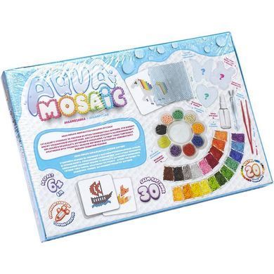 Набір креативної творчості Aqua Mosaic Аква Мозаїка АМ-01-01 Danko Toys великий дитячий 3D фігури для дітей