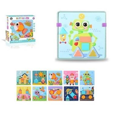 Игрушка Мозаика (10 рисунков, кнопки, шестеренки) 20-1/20-2/20-3