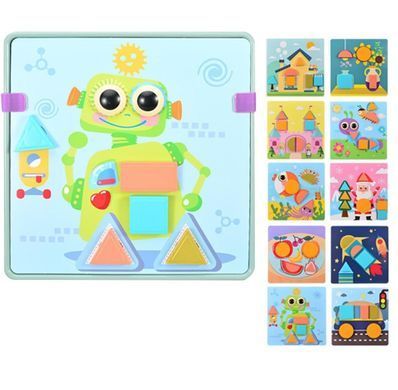 Игрушка Мозаика (10 рисунков, кнопки, шестеренки) 20-1/20-2/20-3