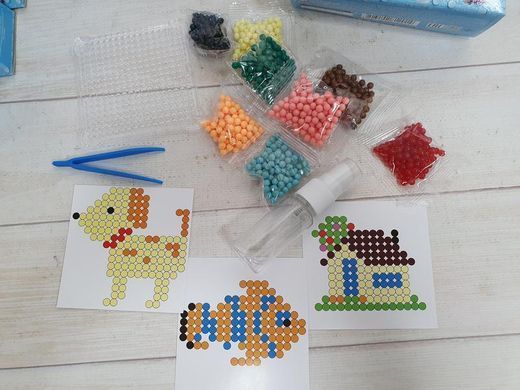 Набір креативної творчості Aqua Mosaic Аква Мозаїка АМ-01-01 Danko Toys великий дитячий 3D фігури для дітей