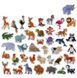 Набір магнітів Magdum Big Magnets Animals (40 магнітів) ML4031-16