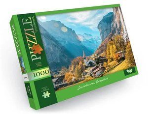 Класичні пазли 1000 елементів с.12 "Lauterbrunnen, Switzerland" Danko Toys C1000-12-07