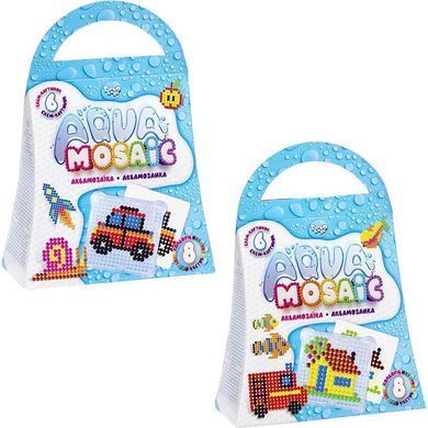 Набор креативного творчества Aqua Mosaic комильфо АМ-02-01 Danko Toys Аква Мозаика детская 3D фигуры для детей