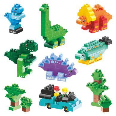 Конструктор Dino Park с фигурками (190 элементов) ТехноК 2222