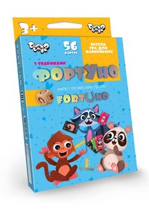 Развивающая настольная игра ФортУно Fortuno (укр) Danko Toys UF-01-01U для всей семьи взрослых детей к