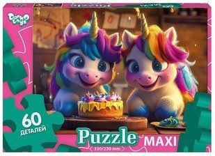 Дитячий пазл Максі 60 ел. с.11 "Єдиноріжки" Danko Toys Mx60-11-06
