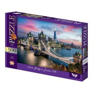 Класичний пазл 500 ел. с.15 "Tower Bridge, London" Danko Toys С500-15-08