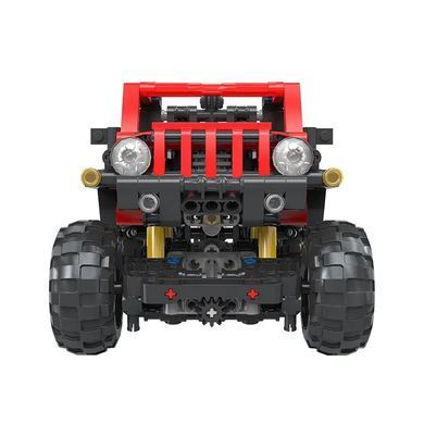 Конструктор Cogo Tech-Storm Джип 5801, механічний всюдихід, 501 деталь, червоний Wrangler
