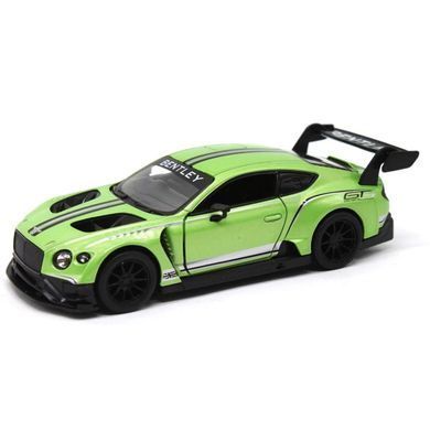 Дитяча колекційна машинка Kinsmart Bentley Continental GT3 5' KT5417W металева інерційна відчиняються двері іграшка