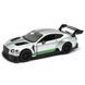 Дитяча колекційна машинка Kinsmart Bentley Continental GT3 5' KT5417W металева інерційна відчиняються двері іграшка