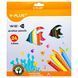 Олівці кольорові тригранні пластик (24 шт.) We-Fish Y-PLUS+ ТС150110