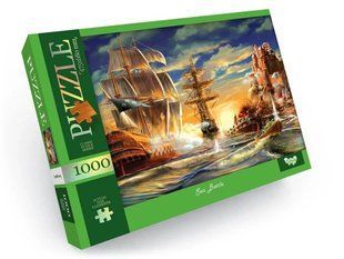 Класичні пазли 1000 елементів с.12 "Sea Battle" Danko Toys C1000-12-08