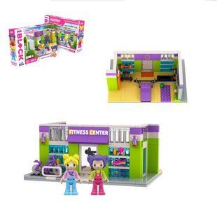 Конструктор Kids hits IBLOCK Junior Фитнес-центр (224 дет.) KH08/004/2