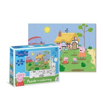 Детский пазл 2 в 1 Peppa Pig Игры в саду Dodo (60 элементов) 200119