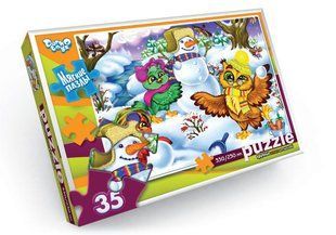 М'які пазли "Зимові розваги" 35 елементів с.9 Danko Toys S35-09-09
