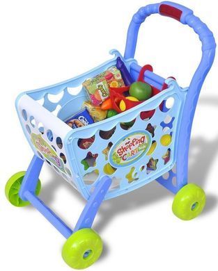 Візок для супермаркету з продуктами 008-903A