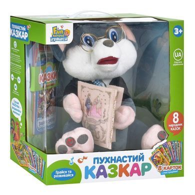 Гра Пухнастий казкар (м'яка іграшка мишеня, 30 см) FT 0033