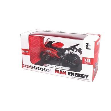 Мотоцикл на підставці (метал, 1:18, 11,5 см) HX812-13