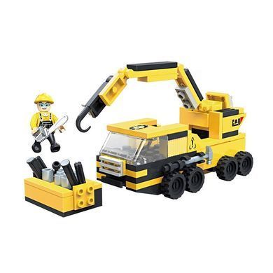 Конструктор Cogo Строительная техника 3039, Construction, 100-117 деталей, фигурки, пластиковый, блочный
