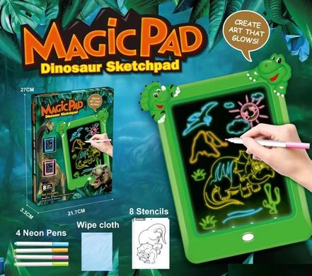 Дитячий LCD планшет Magic Pad Динозавр D4238