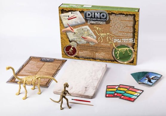 Набір для проведення розкопок DINO PALEONTOLOGY Danko Toys DP-01-01 скелети динозаврів набір для дітей