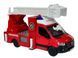 Модель автобуса Kinsmart Mercedes-Benz Sprinter (Пожарная машина, металлическая, инерционная) KT5478W